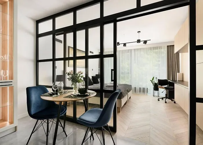 公寓 Easy Rent - Gold 36, Basen & Spa, Centrum Free Parking 24h Check-in 卢布林